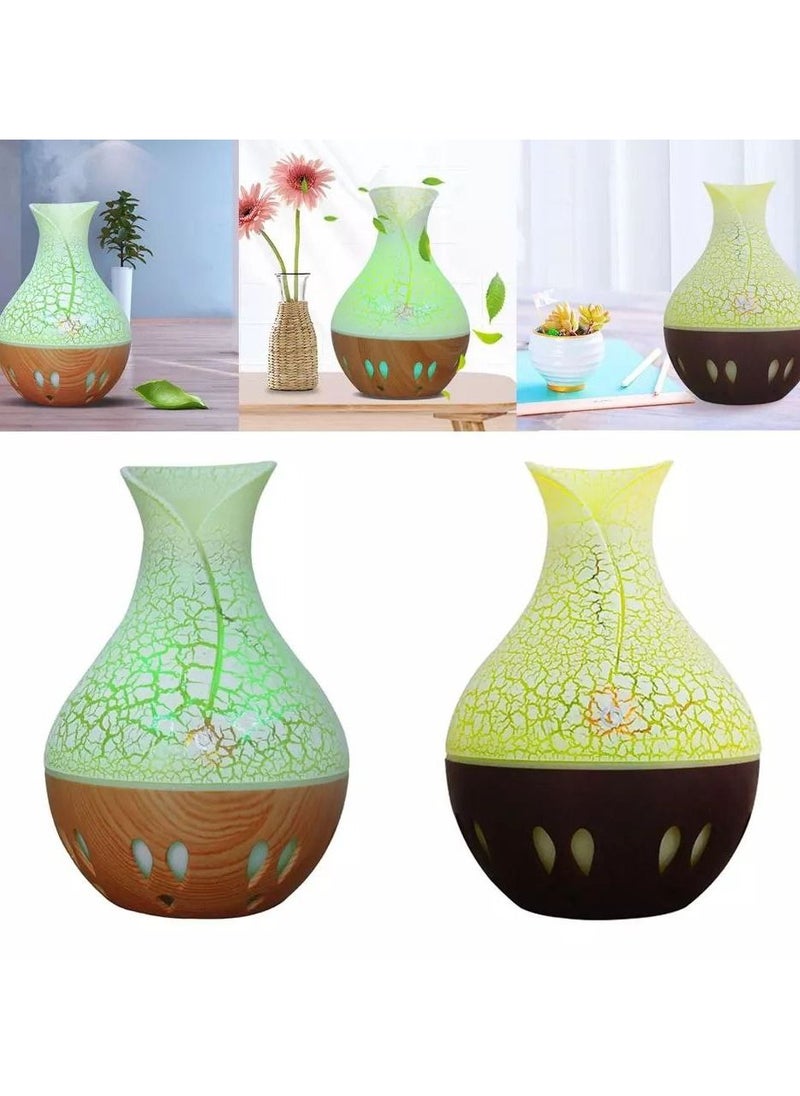 ماركة غير محددة - فازه فواحه  - الفواحة مزودة بإنارة 7 الوان ممكن اضافة عطر مائي لتزويد البخار بلمسة عطرية  في السيارة او البيت او المكتب - Image 1