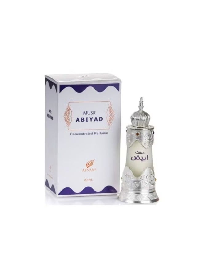 Afnan Musk Abiyad Concentrated Perfume Oil 20ml  - Image 3