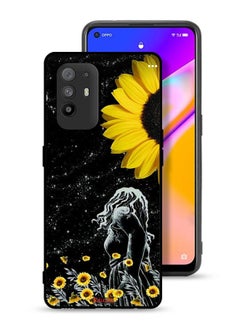 Oppo A95 5G Protective Case Cover Girl Look At Moon Art