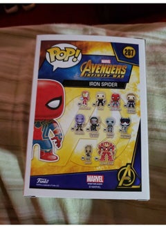 نيبمينينت مجسم برأس كبير لشخصية آيرون سبايدر من سلسلة "Marvel Avengers" مجموعة بوب 3.75بوصة  - Image 5