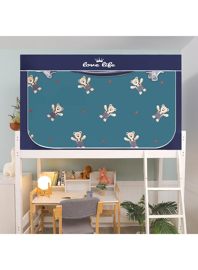 Bluejw University Dormitory Upper And Lower Bed Curtain Single-person Fully Enclosed Student Shading Bed Curtain Mosquito Net Integrated Bracket Three-door - Image 1