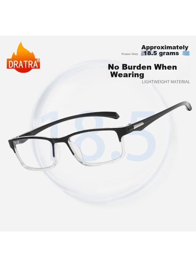 Dratra Men's Hd Anti-blue Light Presbyopia Gl Far-sighted Reading Gl For Middle-aged And Elderly Women And Men - Image 1
