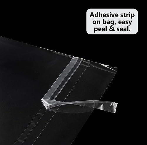 Somime 50 Pack Acid-Free Crystal Clear Sleeves Storage Bags for 12x12 Art Prints/Pictures/Photos/Framing Mat Mattes(12 2/5" x12 2/5") - Image 4