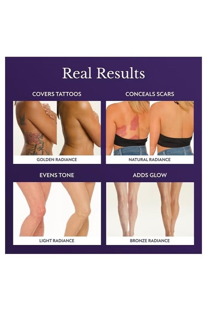 W Body Coverage Perfector, Waterproof Leg & Body Makeup, Tattoo Cover Up Makeup, 103ml (Warm Radiance) - Image 4