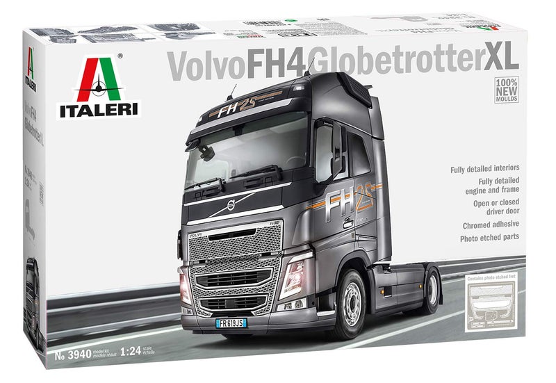 Italeri 3940S 1:24 Volvo FH4 Globetrotter XL, Building, Construction, Stand Model Making, Crafts, Hobbies, Gluing, Plastic kit, Unvarnished - Image 1