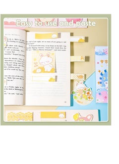 Excefore 4 Pack Lovely Sticky Notes Set, 960 Sheets Color Pads Divider Sticky Notes with Bookmark Index, Suitable for Annotating Books, Office & School Study Supplies  - Image 4