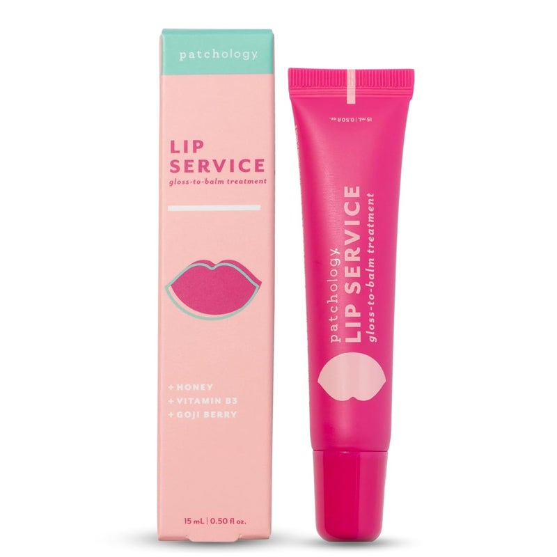 Patchology Lip Gloss for Women  Glossy Clear Shine Hydrating Lip Balm with Aloe Honey Goji Berry Oil  Moisturizing Lip Treatment for Dry Cracked Lips  Light Clean for Soft Smooth Lips 15ml