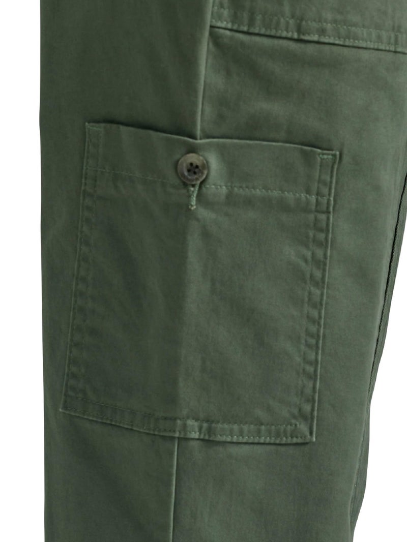 Lee Women's Ultra Lux Comfort with Flex-to-Go Utility Pant Olive Grove 12 - Image 4
