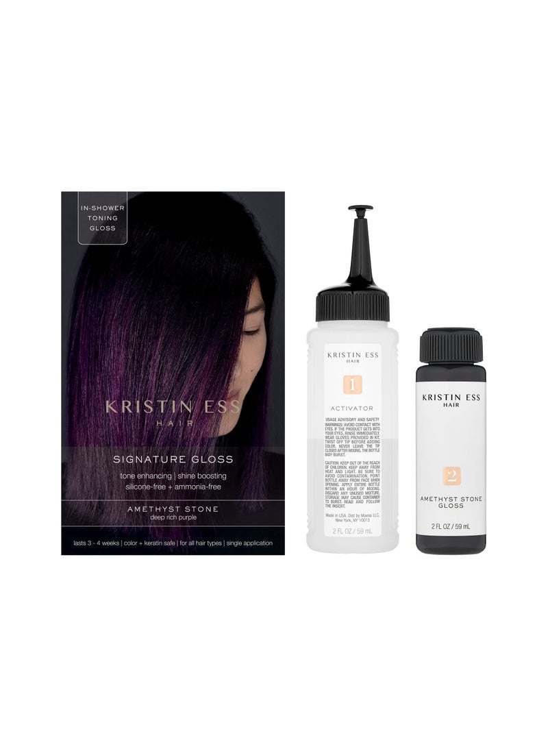 Kristin Ess Kristin Ess Signature Hair Gloss - Amethyst Stone: Deep Rich Purple 