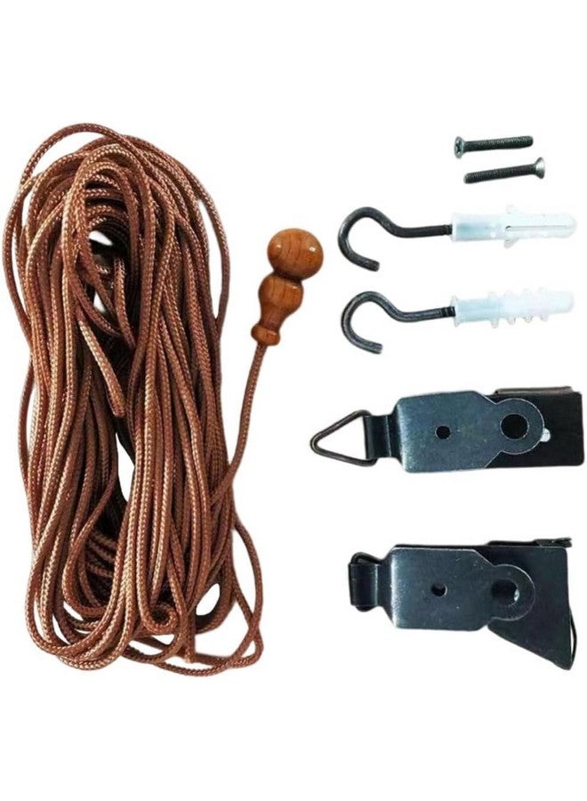 Cabilock Lift Drawstring Blinds Rolling Blind Fittings Curtain Repairing Rope Roller Shade Accessories Tools Bamboo Curtain Curtain Venetian Blinds Parts Household Roller Window Shades Kit - Image 1