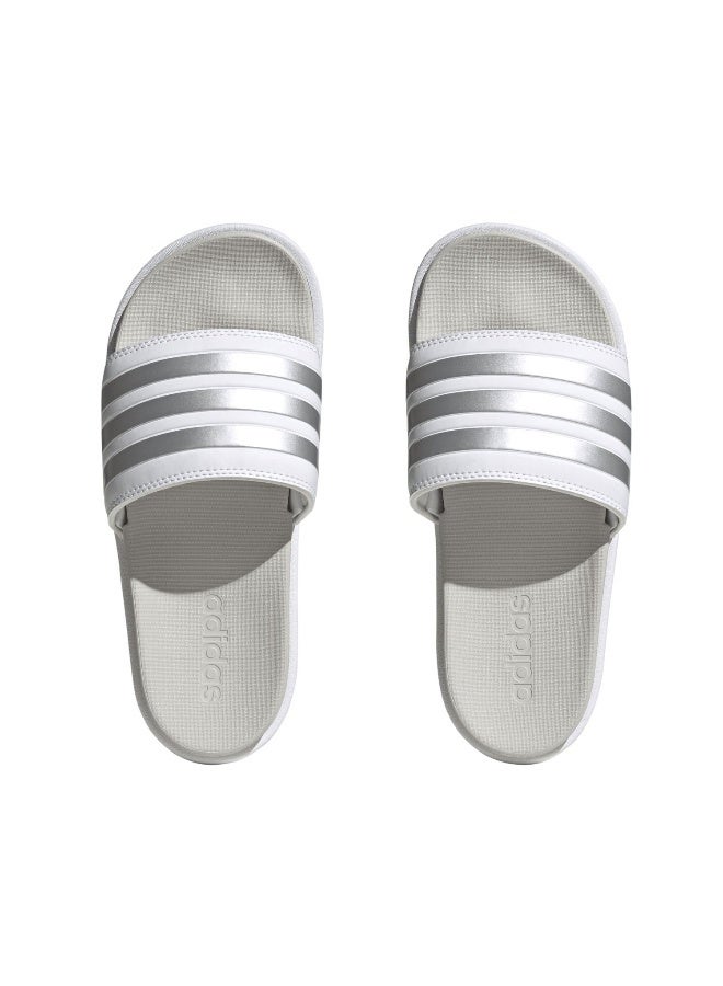 Adidas Adilette Platform White Sportwear Sandals/Slippers 4 - Image 3