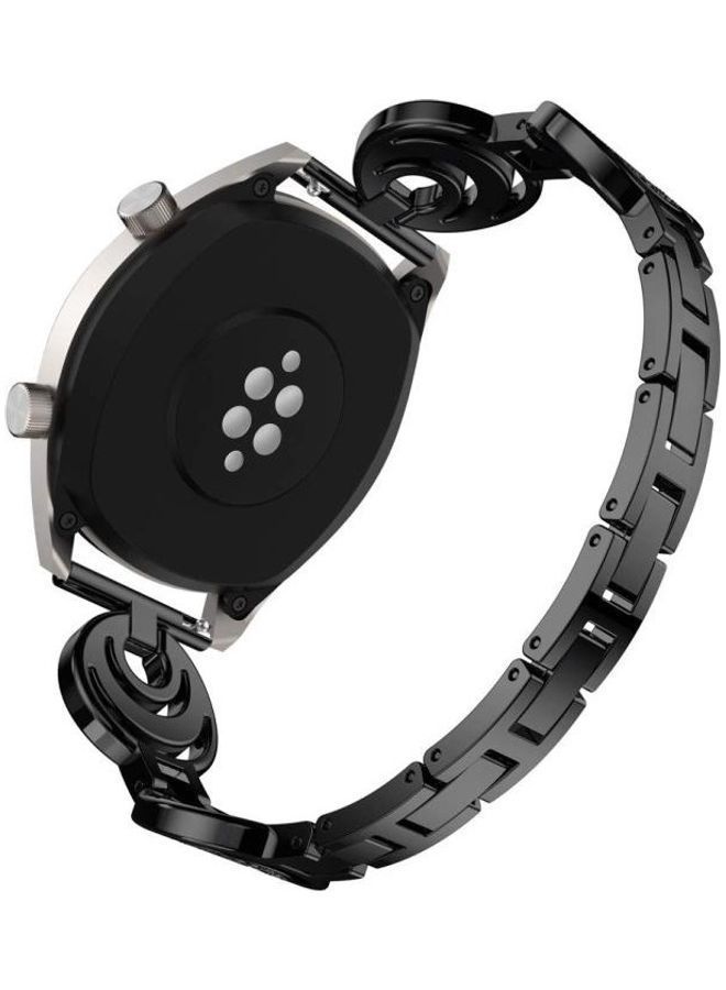 نيبمينينت سوار من خليط الألومنيوم بتصميم شمس وقمر ونجوم مقاس 22 مم لساعة هواوي GT2E GT2 46 أسود - Image 2