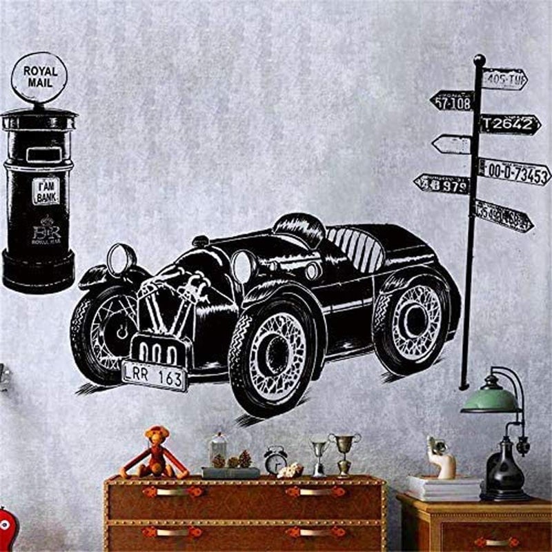 BPA Car Wall Stickers Peel and Stick Decals - Image 3