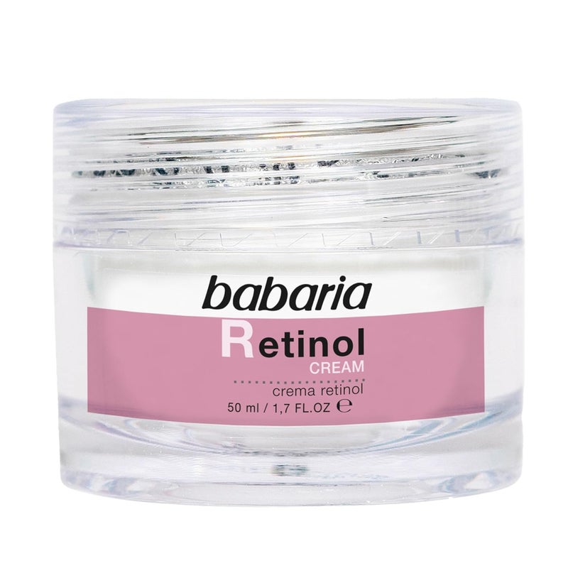 Babaria Retinol Face Rejuvenator 17 oz Night Cream Face Moisturizer Anti Aging Cream with Hyaluronic Acid for Wrinkle Reduction Skin Firmness and Collagen Synthesis Light and Fast Absorption