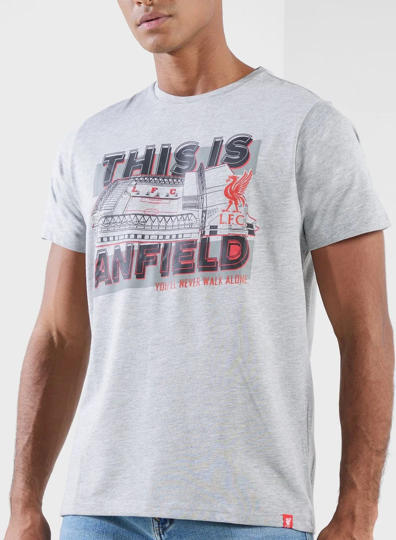 Liverpool FC  Liverpool Anfield T-Shirt for Men | Best Price UAE
