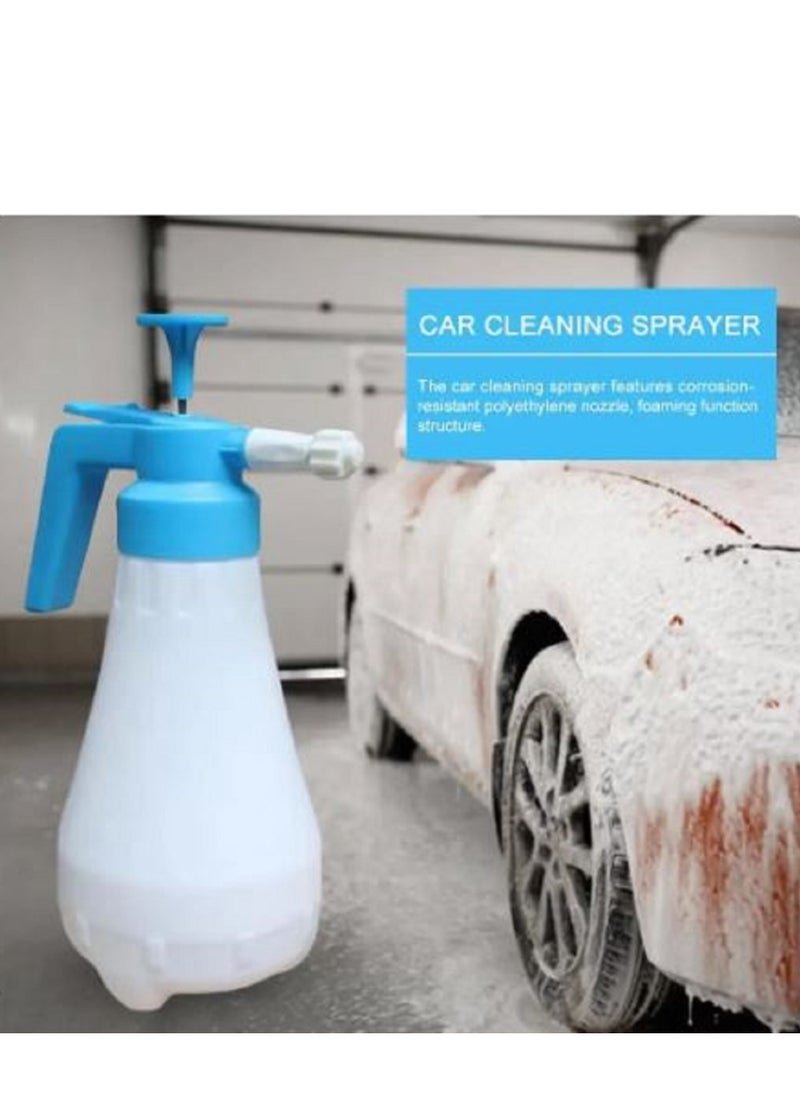 1.8L High Pressure Car Cleaning Sprayer Car Manual Pump Sprayer Cleaning Foam Nozzle Sprayer Bottle for Strong Corrosive Solvents