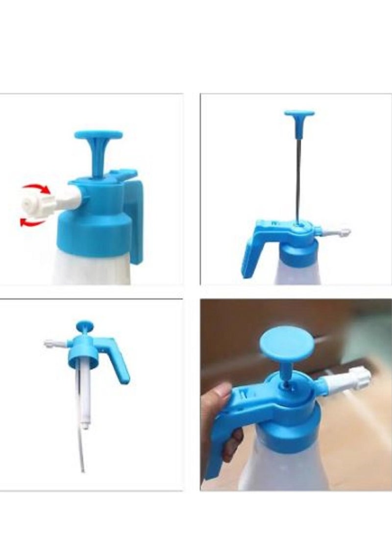 1.8L High Pressure Car Cleaning Sprayer Car Manual Pump Sprayer Cleaning Foam Nozzle Sprayer Bottle for Strong Corrosive Solvents
