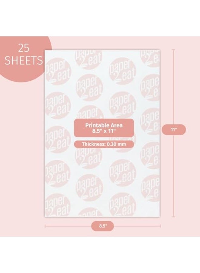 paper2eat edible Wafer Paper Sheets Standard  030 mm  25 sheets - Image 5