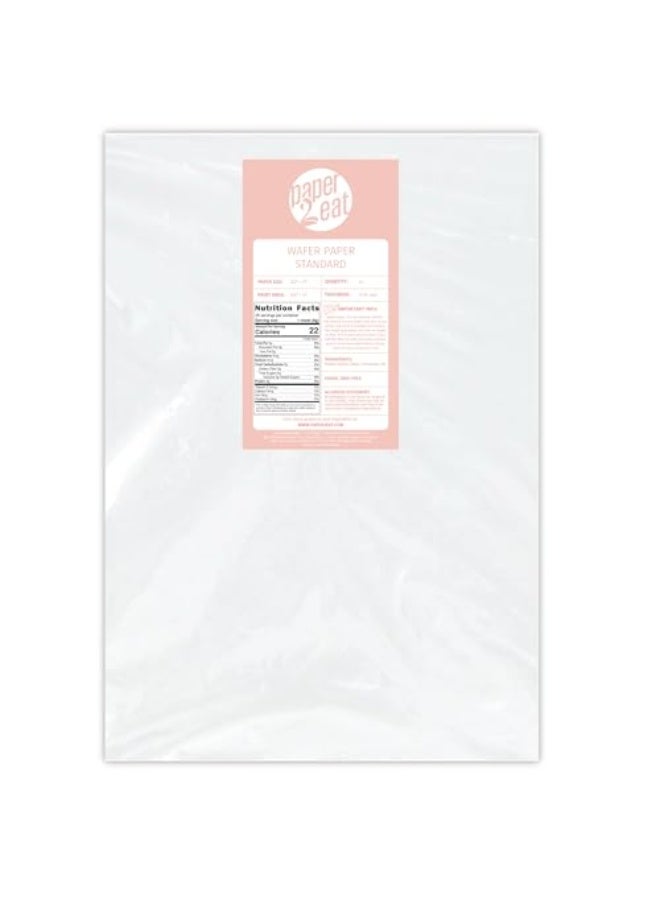 paper2eat edible Wafer Paper Sheets Standard  030 mm  25 sheets - Image 1