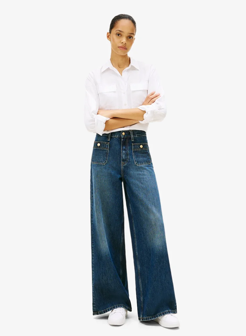 تومي هيلفيغر سنيكرز كاجوال برقبة منخفضة