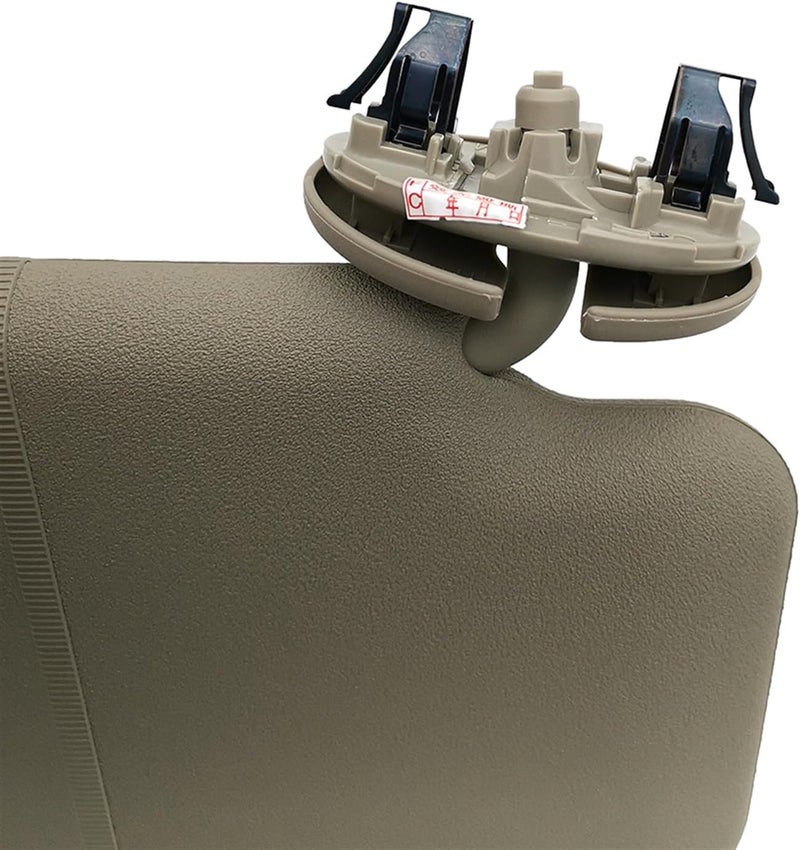 Wivplex Gray Car Sun Visor with Mirror for Toyota Yaris - Image 3