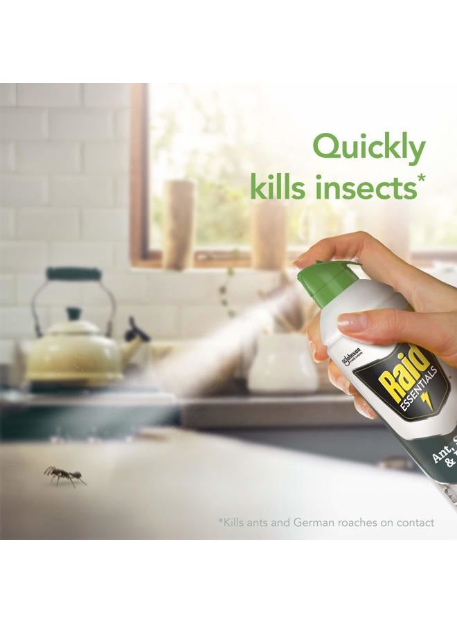 RAID Essentials Ant Spider, and Roach Killer Aerosol Spray, Child & Pet Safe, Kills Insects Quickly, for Indoor Use, 10 oz - Image 3