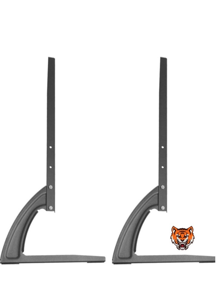 TIGER Universal Table Top TV Stand – Pedestal Mount for 40-70 Inch Flat Screen TVs, High Load Capacity, Ideal for Home, Office, or Store Use  - Image 1