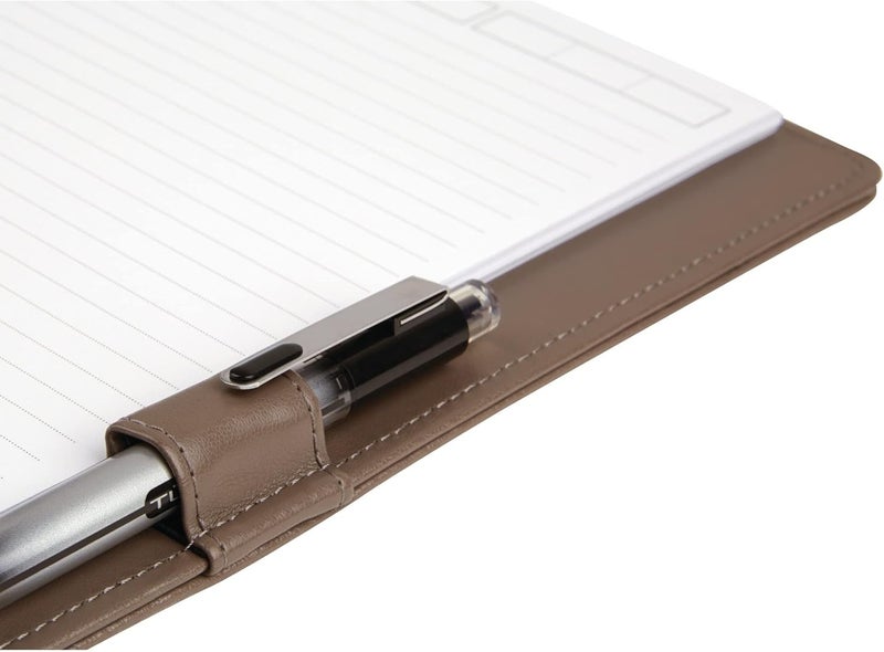 TUL® Discbound Notebook With Pebbled Leather Cover, Letter Size, Narrow Ruled, 60 Sheets, Rose Gold - Image 4