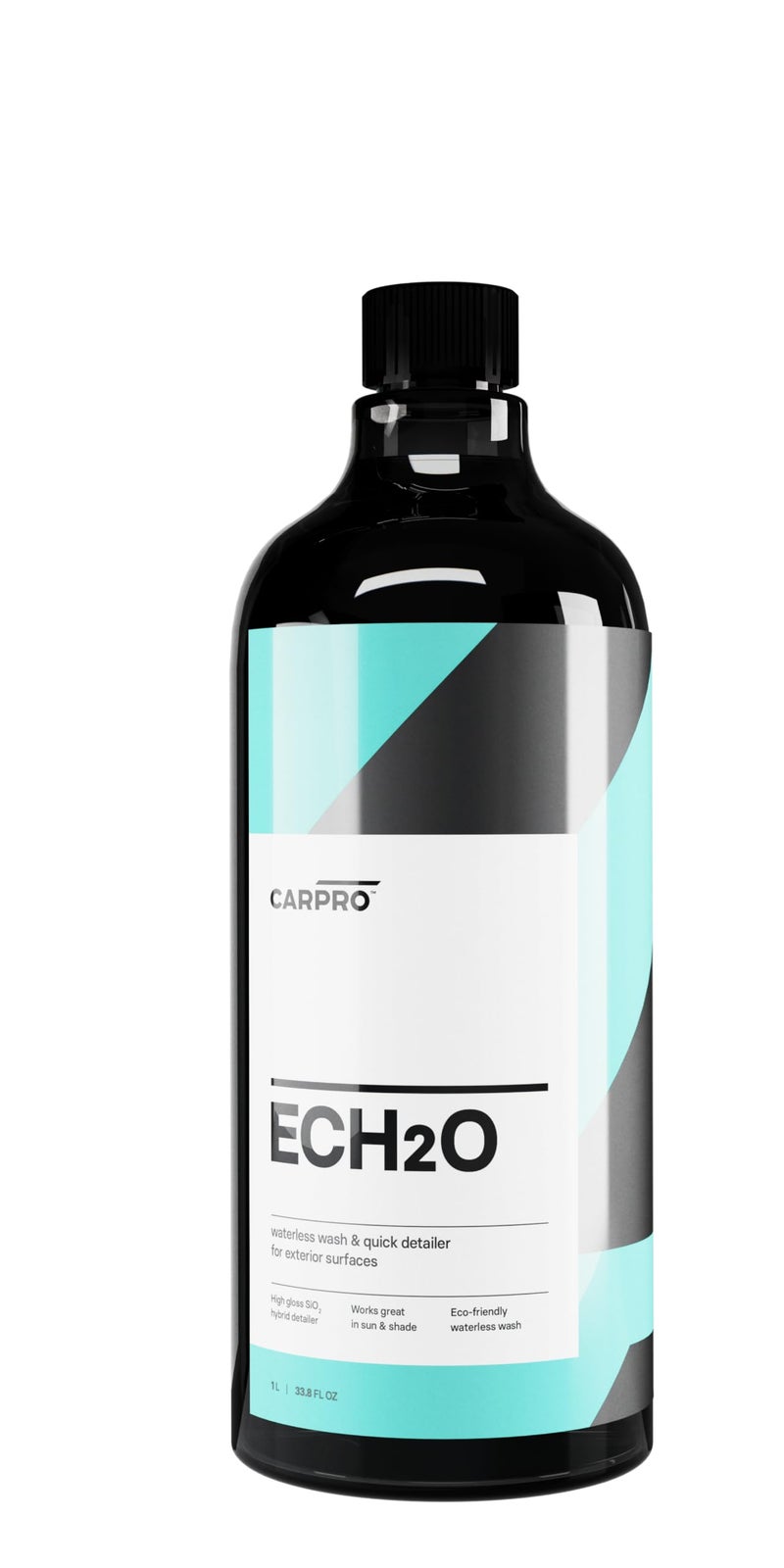 CARPRO ECH2O غسيل بدون ماء، رذاذ تفصيل بلمعان عالي، غسيل بدون شطف، ومركز مزلق طين - 1 لتر (34 أونصة) - Image 1