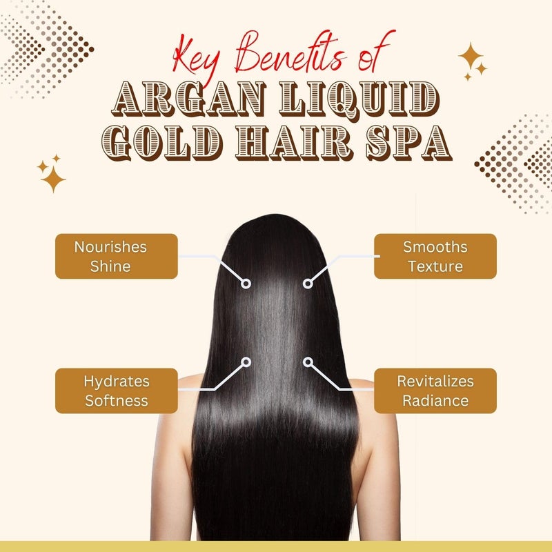 Aroma Treasures Argan Liquid Gold Hair Spa 30g Pack of 2 - Image 4
