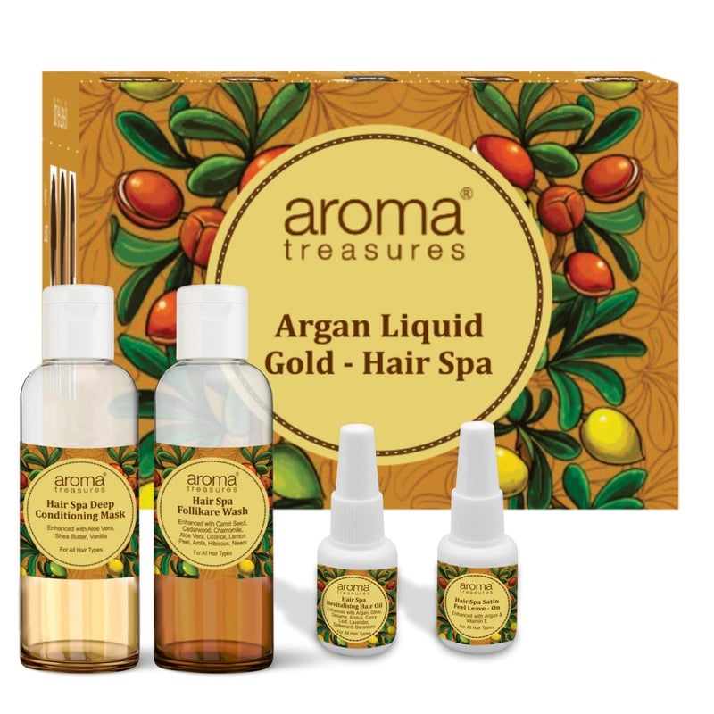 Aroma Treasures Argan Liquid Gold Hair Spa 30g Pack of 2 - Image 2