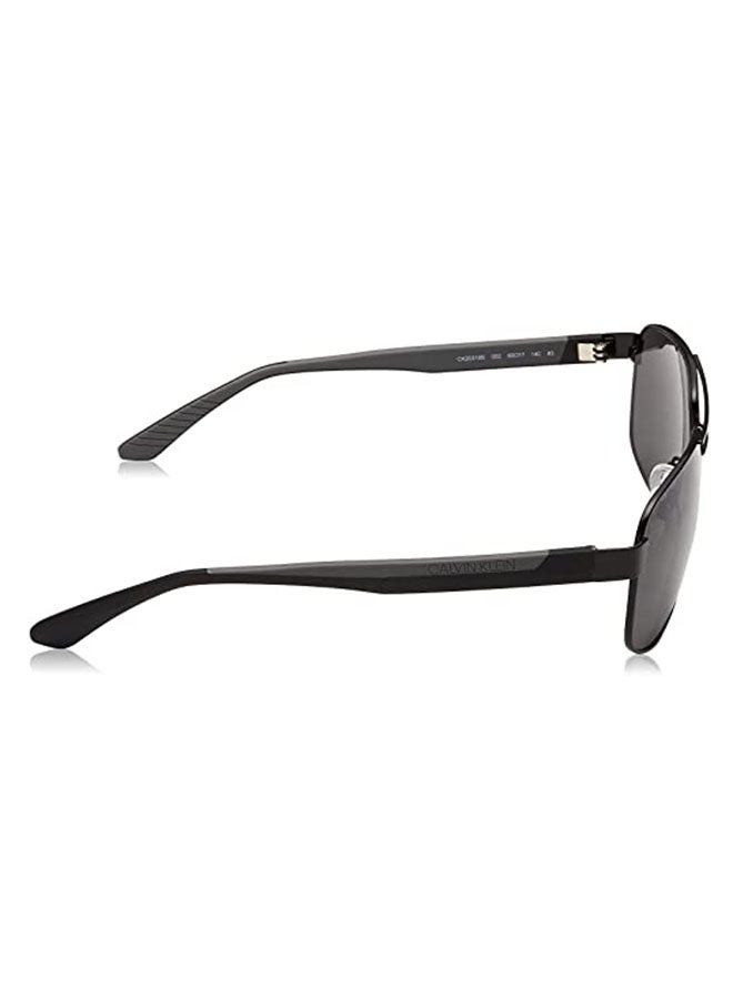 CALVIN KLEIN Men Full-Rim Metal Rectangle Sunglasses - Lens Size: 60 mm - Image 5