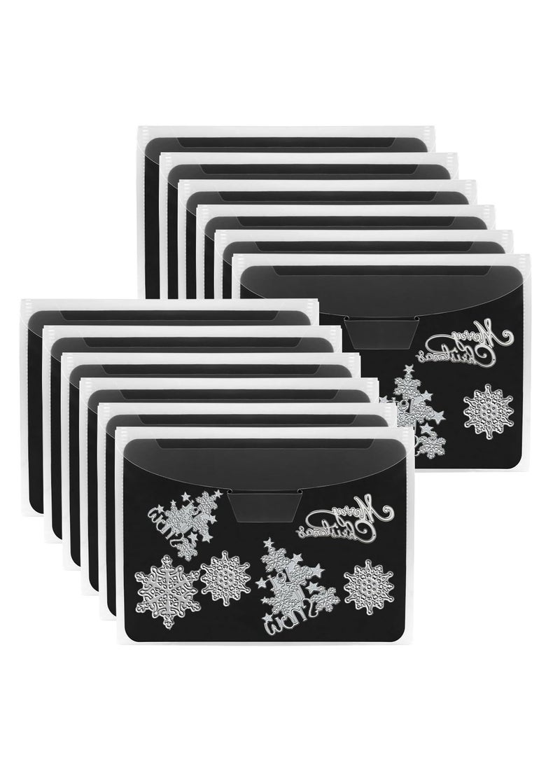 UNIMEIX 24 Pcs Magnetic Sheets for Dies Storage Stamp and Die Storage Pockets Die Cut Storage for Card Making (12 Pcs Sheets+ 12 Pcs Bags, 0.8 mm Thickness - Image 1