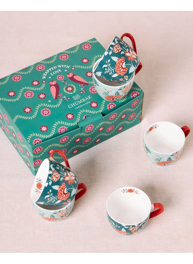 Chumbak Bahaar Mugs Gift Set of 6 | Comes in a Gift Box