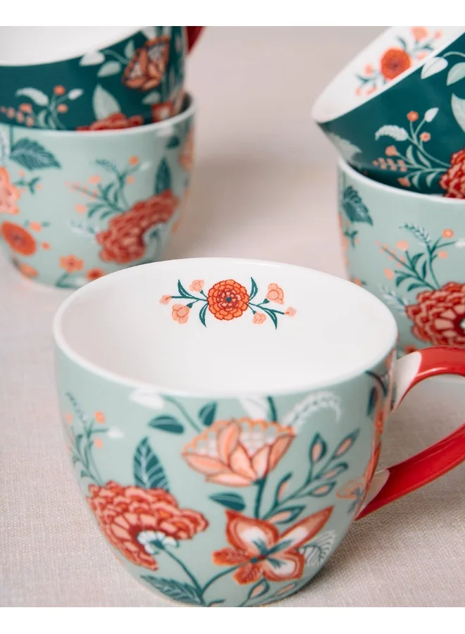 Chumbak Bahaar Mugs Gift Set of 6 | Comes in a Gift Box