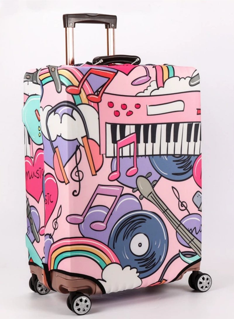 Travel Luggage Cover,Washable Suitcase Cover,Suitcase Protector Anti-scratch Suitcase Cover,Fits 19-29 Inch Luggage - Image 1