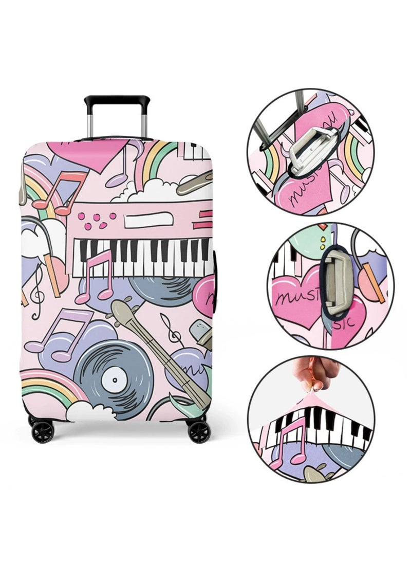 Travel Luggage Cover,Washable Suitcase Cover,Suitcase Protector Anti-scratch Suitcase Cover,Fits 19-29 Inch Luggage - Image 2