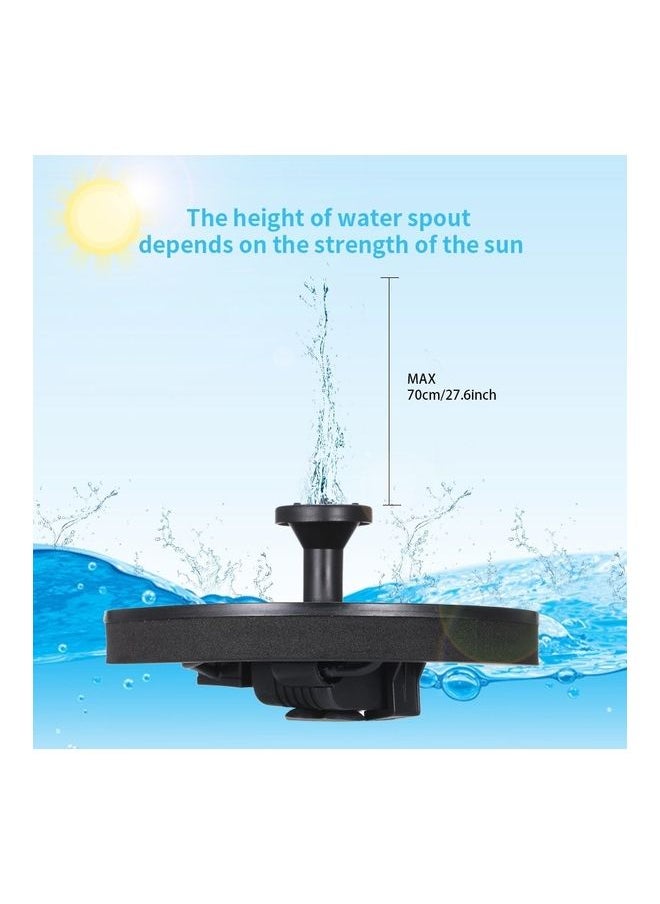 Generic Standing Solar Birdbath Fountain Pump Black  - Image 5