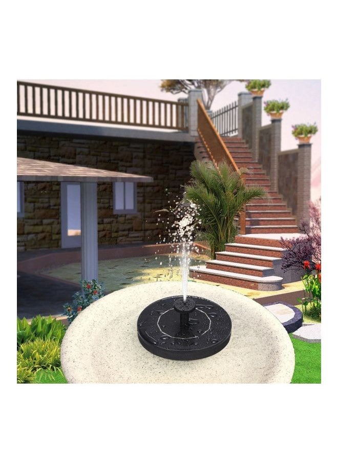 Generic Standing Solar Birdbath Fountain Pump Black  - Image 3