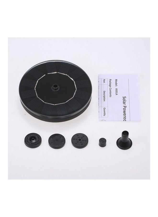 Generic Standing Solar Birdbath Fountain Pump Black  - Image 4
