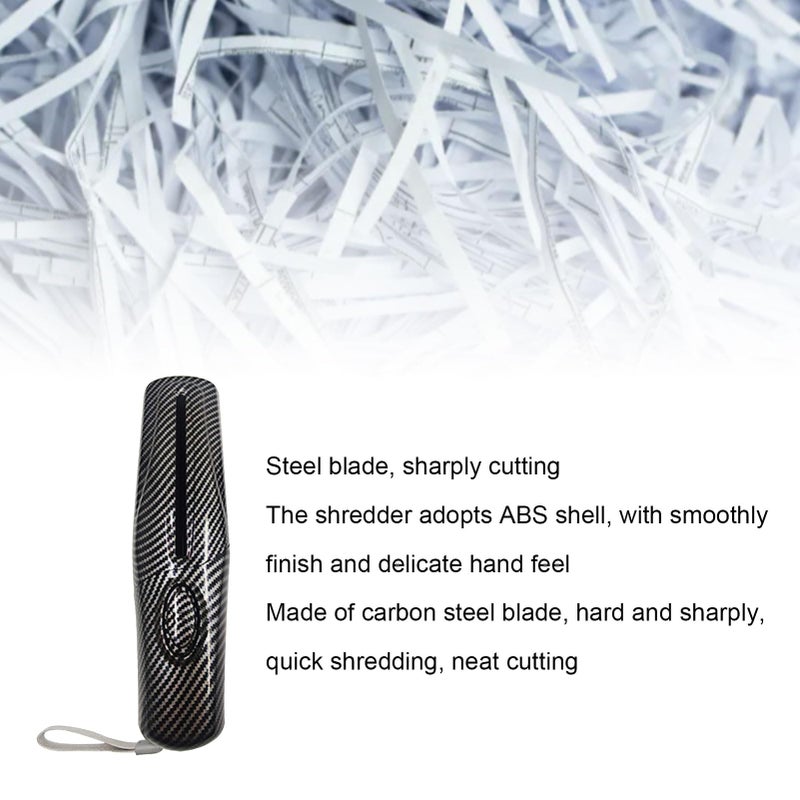 Mini Electric Paper Shredder Portable 4mm Strip Cut 2 Sheet Capacity For Office Home - Image 4