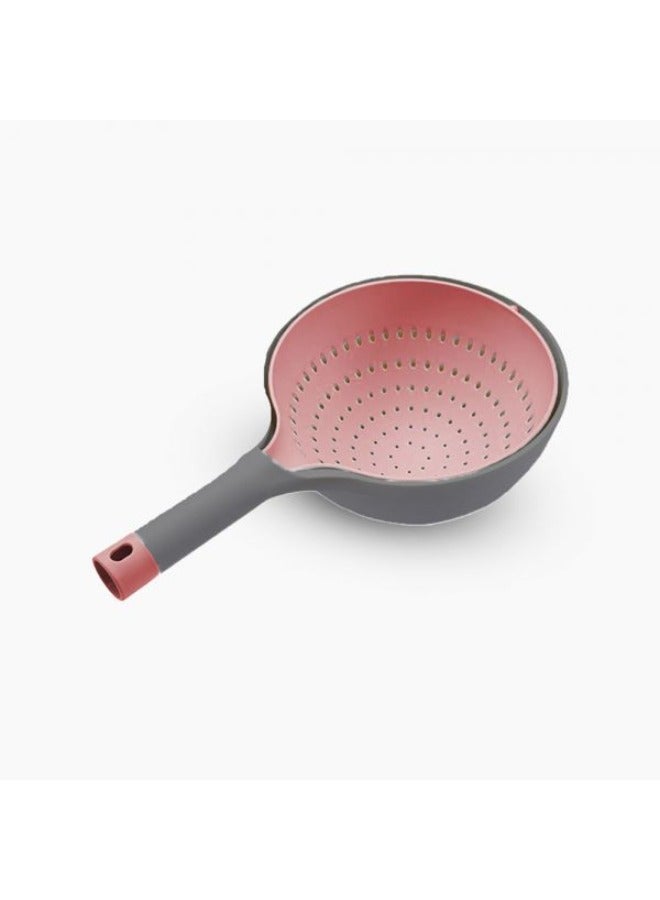 Aksa Kova Double Layer Rotatable Strainer - Red - 25 cm