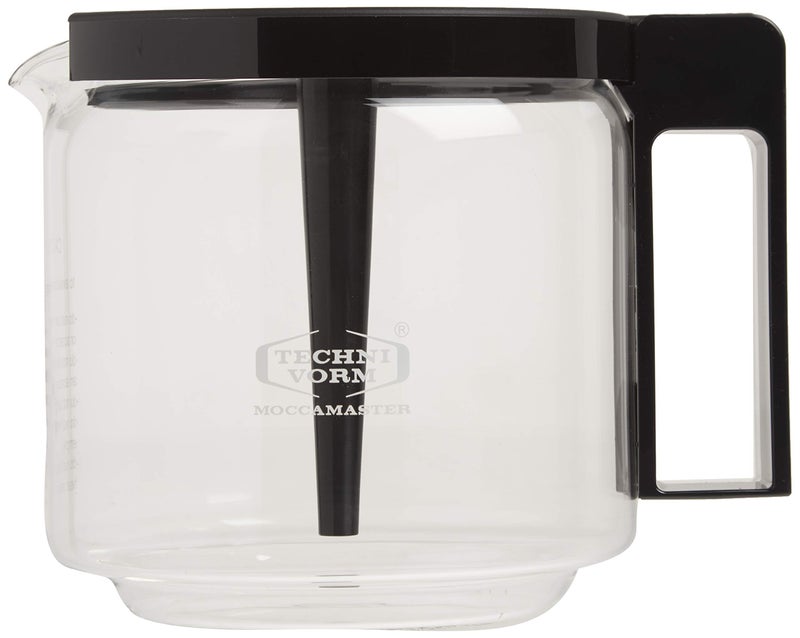 Moccamaster Technivorm 89830 1.25L Glass Carafe  For Kbg Brewers  Clear/Black - Image 3