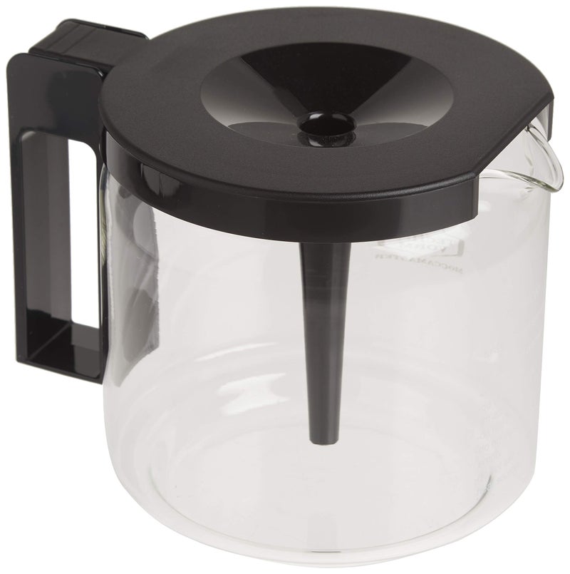 Moccamaster Technivorm 89830 1.25L Glass Carafe  For Kbg Brewers  Clear/Black - Image 1