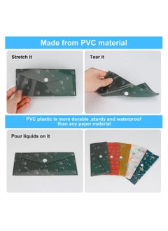 Y&D 15 Budget Envelopes Waterproof Cash Envelope Reusable Plastic Money for Budgeting and Saving  - Image 3