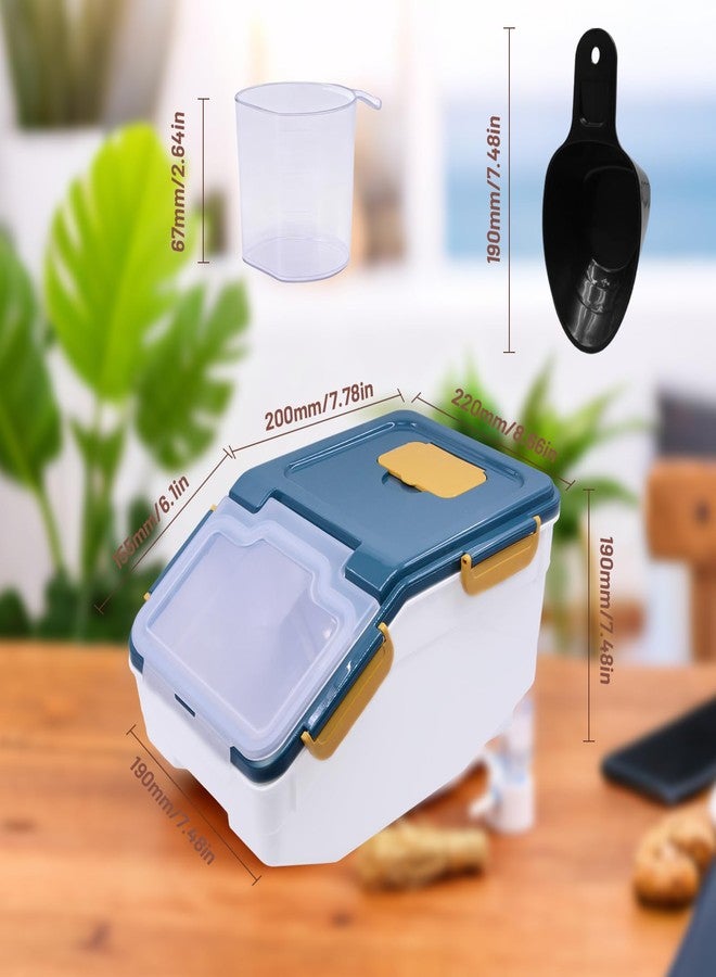 MXCELL Extra Large Chinchilla Sand Bath Container Kit Plastic Dust Bath House Hamster Shower Room for Hedgehog Guinea Pig Squirrel Small Animals(Blue) - Image 4