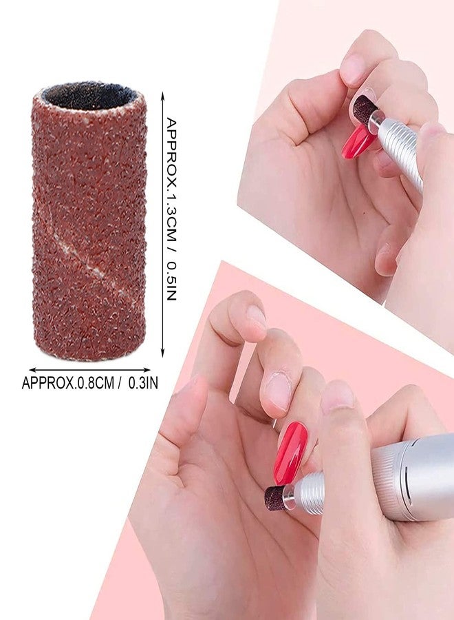 Yinhing Sanding Bands Grit File Sand, Grit Sanding Bands for Nail Drill, 100pcs Nail Sanding Bands Pedicure Manicure Polishing Remove Dead Skin (HQ-04 120#) - Image 5