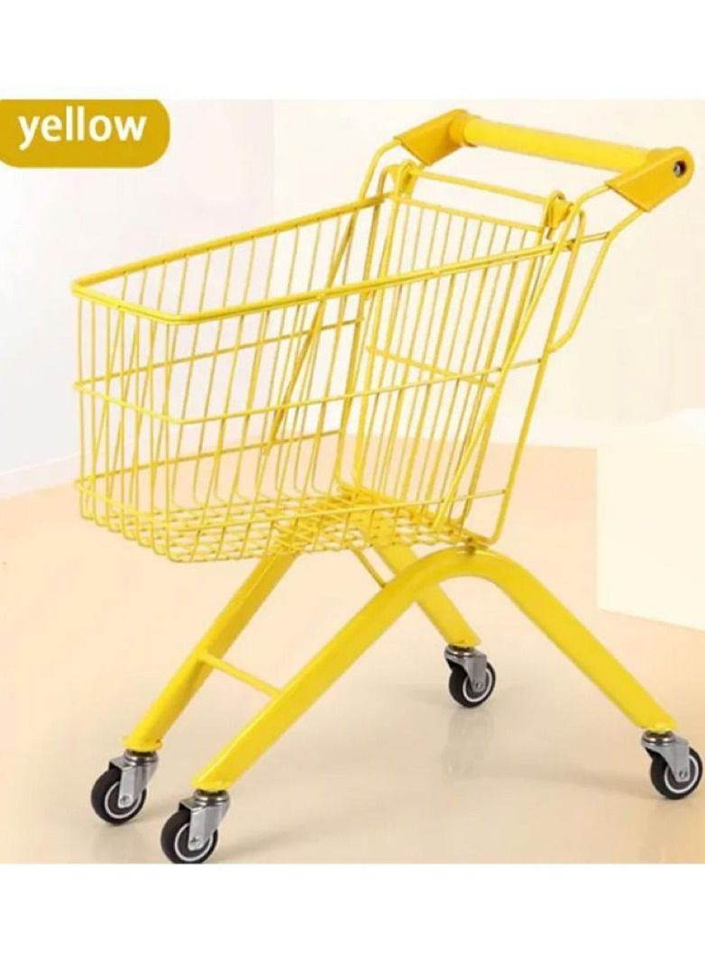 Multi-Colored Metal Shopping Cart For Children, One Piece - Image 5