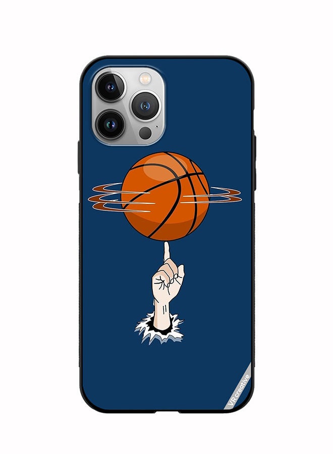 VR CREATIVE Protective Case Cover For Apple iPhone 12 Pro Max Basket Ball In Hand Design Multicolour - Image 1