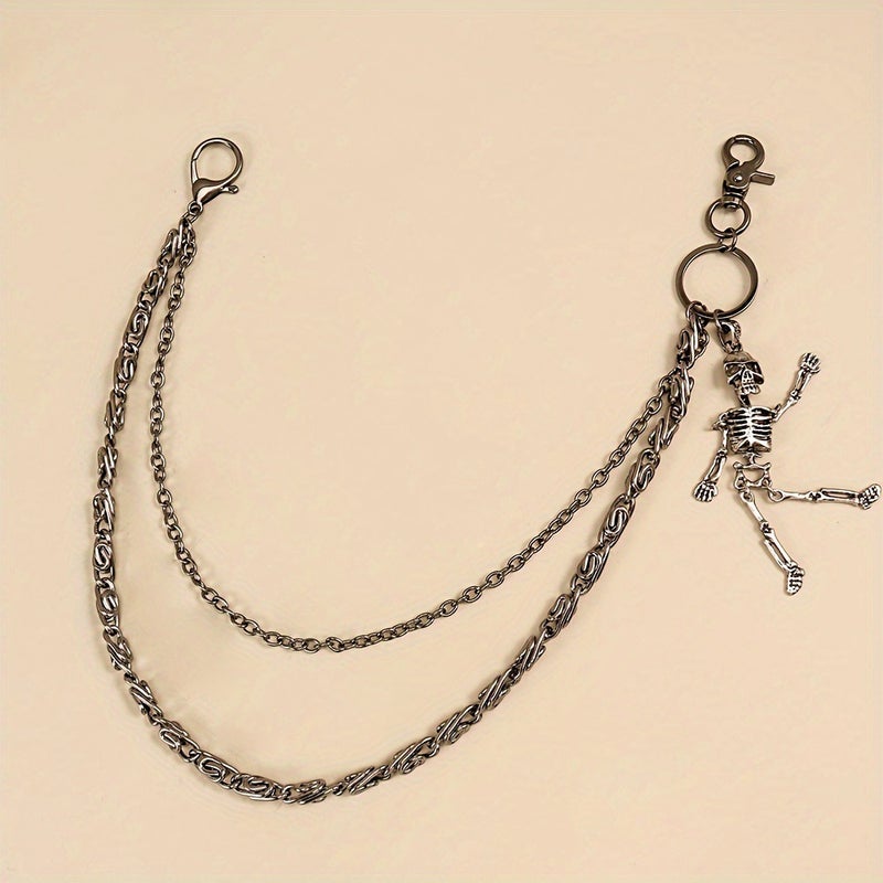 Punk Rock Spiked Pants Chain Spike  - Image 5